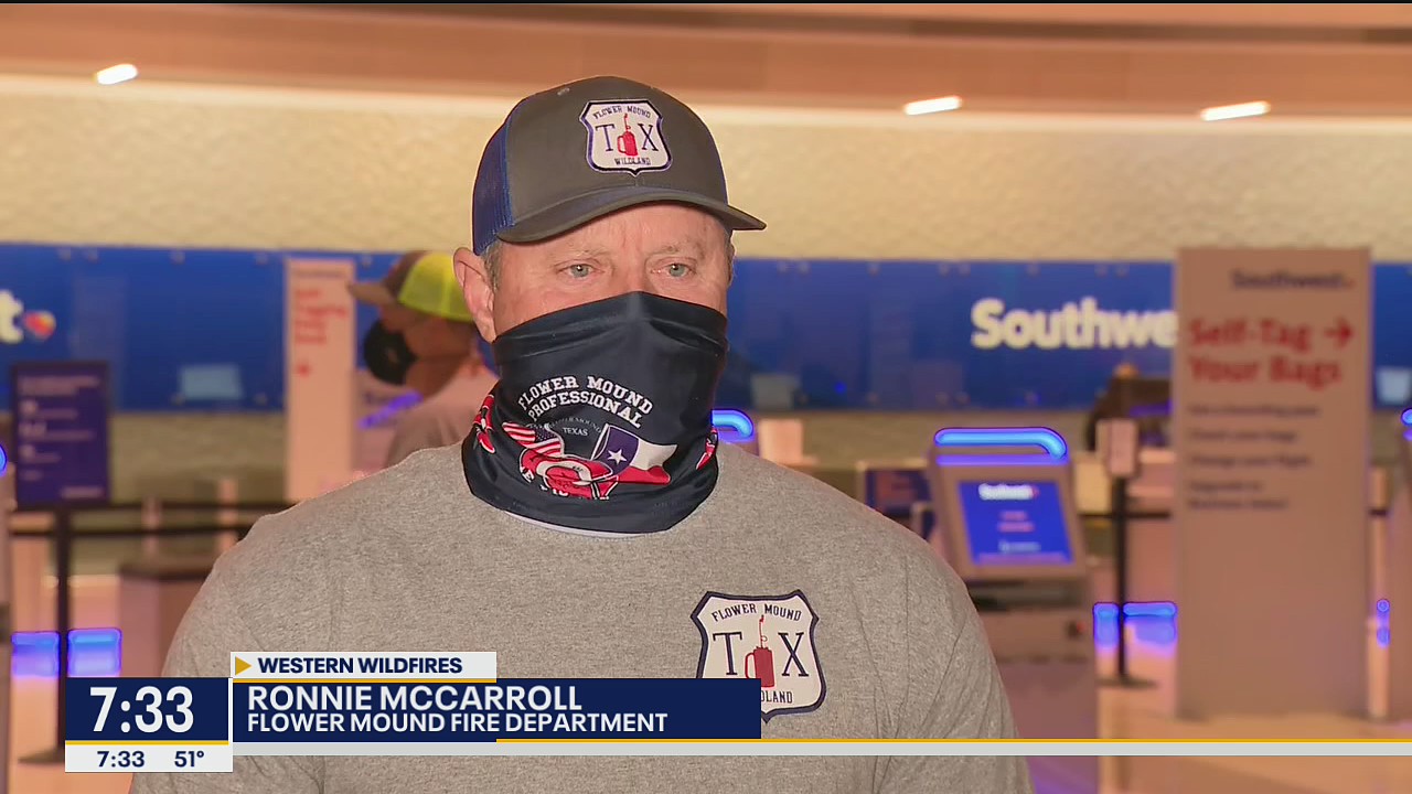 More North Texas firefighters head to California to help fight wildfires