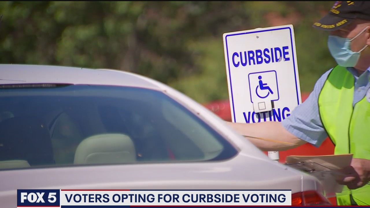 Voters opting for curbside voting