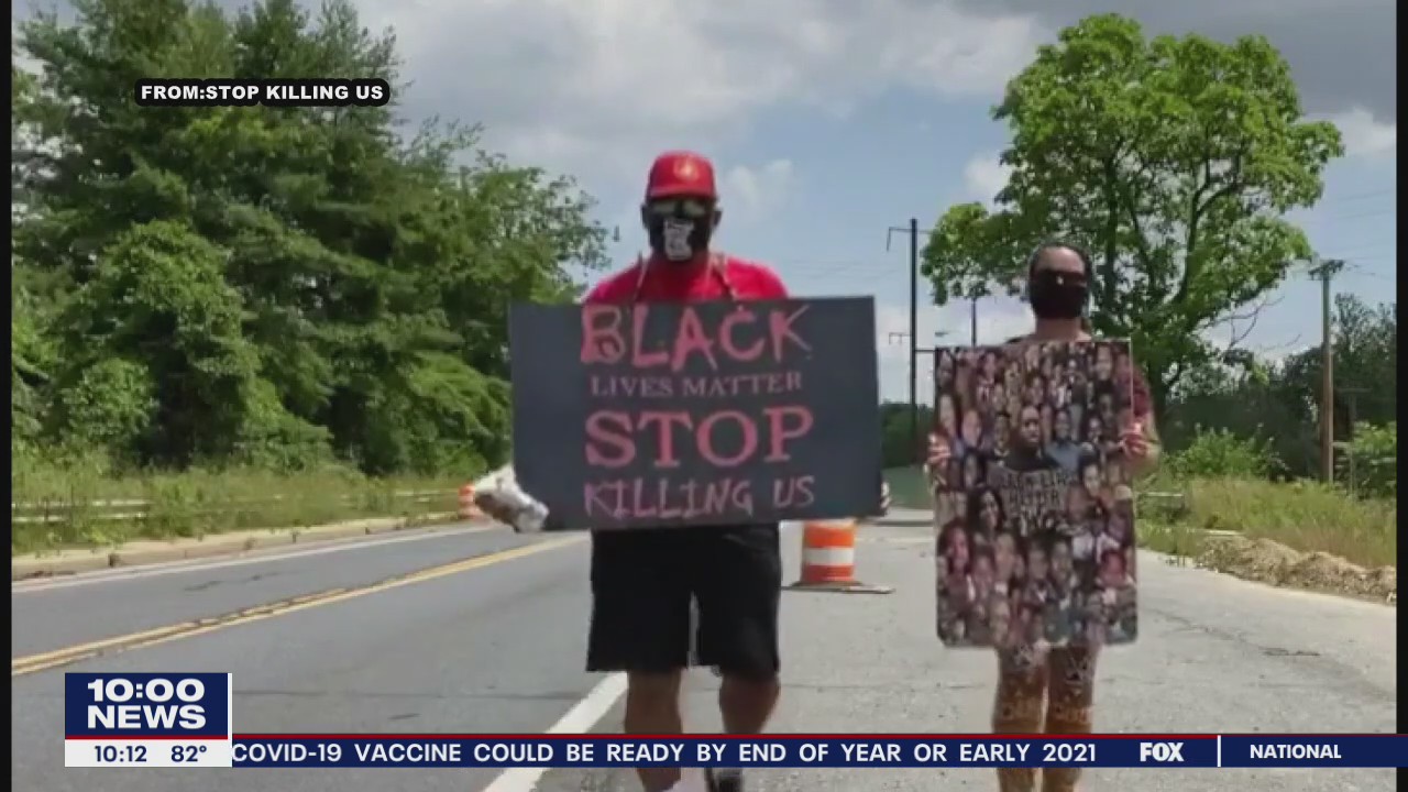 Local activist marches to Washington D.C. to raise awareness about police brutality