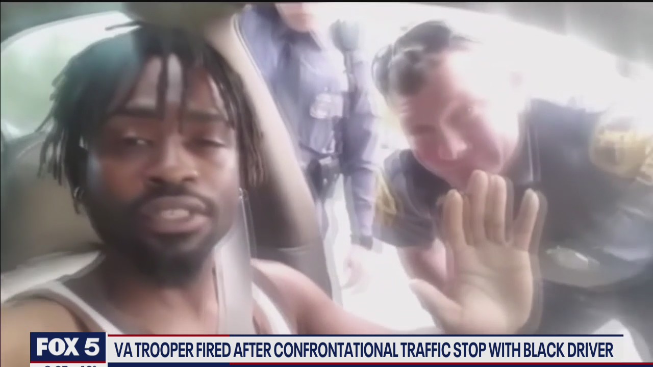Virginia state trooper off force after traffic stop viral video