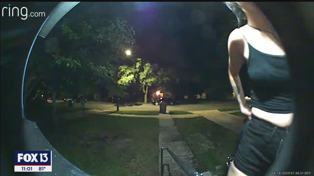 Woman tried to take baby after child answers front door