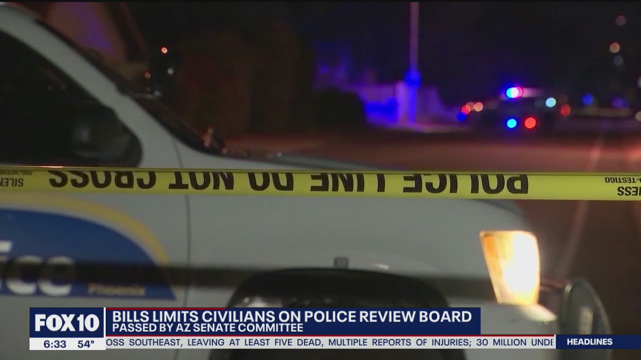 Arizona bills limit civilians on police review panels