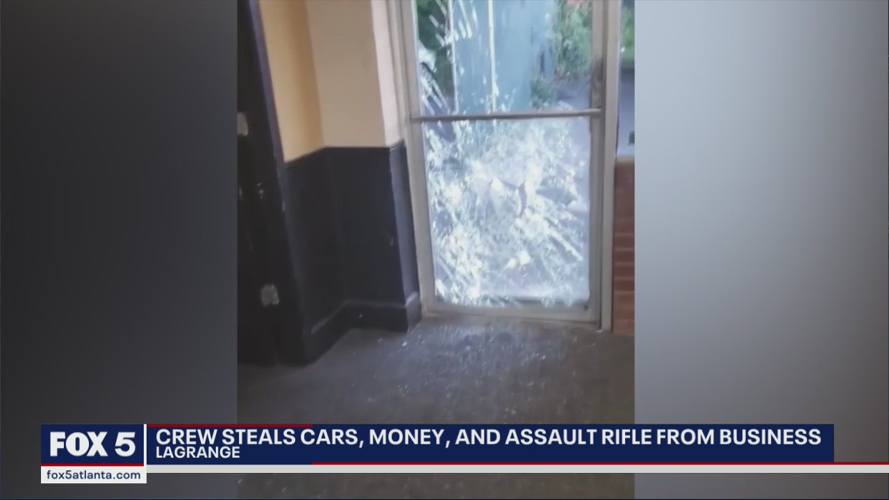 Thieves break into LaGrange business stealing cash, cars and gun