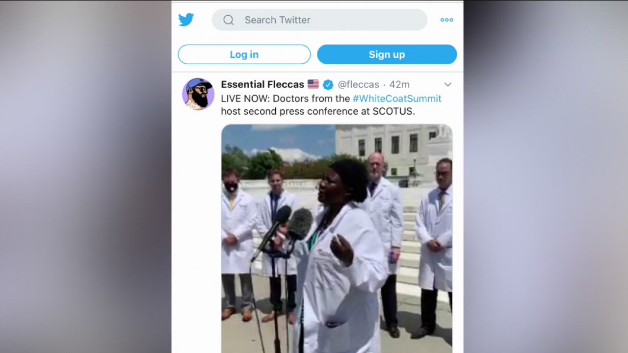 Doctor's controversial claim of COVID-19 cure goes viral, gets censored