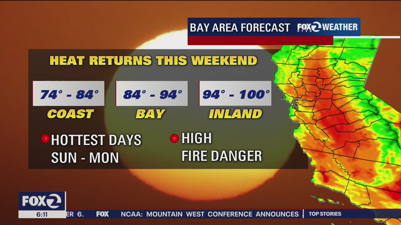Seasonable today, very hot for weekend