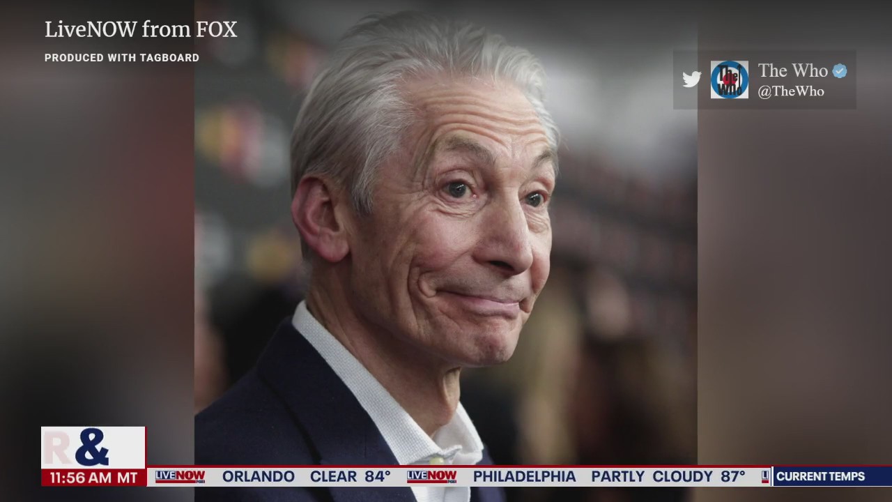 Rolling Stones drummer Charlie Watts dead at 80 | LiveNOW from FOX