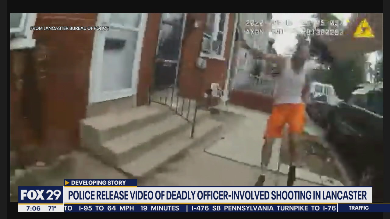Police release video of deadly officer-involved shooting in Lancaster, protests erupt