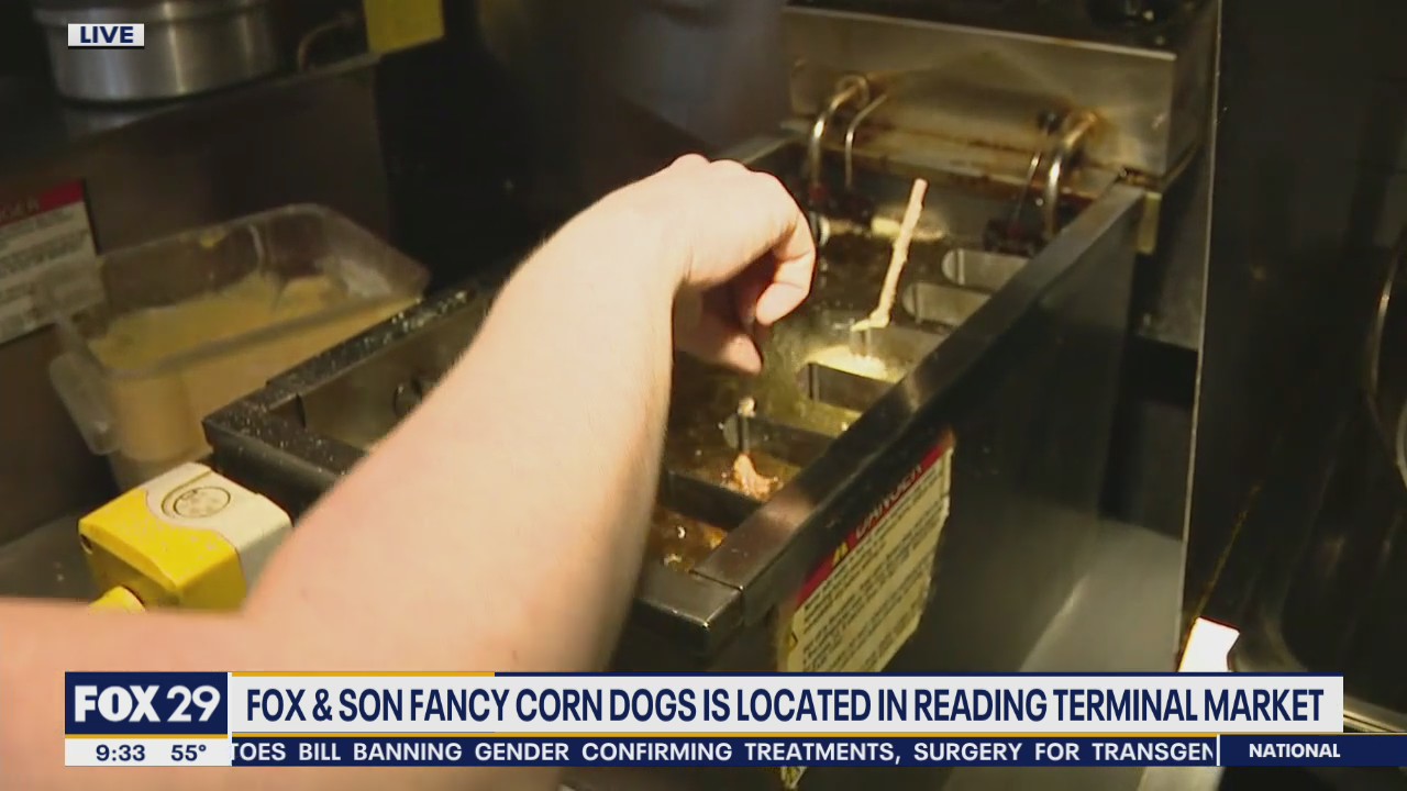 Fox & Son Fancy Corn Dogs creates pickle corn dogs