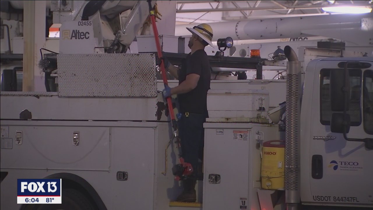 Tampa Electric Company crews head to Louisiana