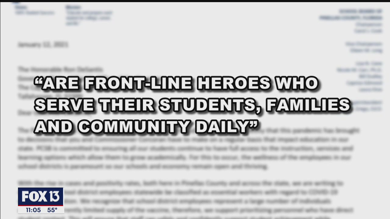 School board says move teachers up for vaccines