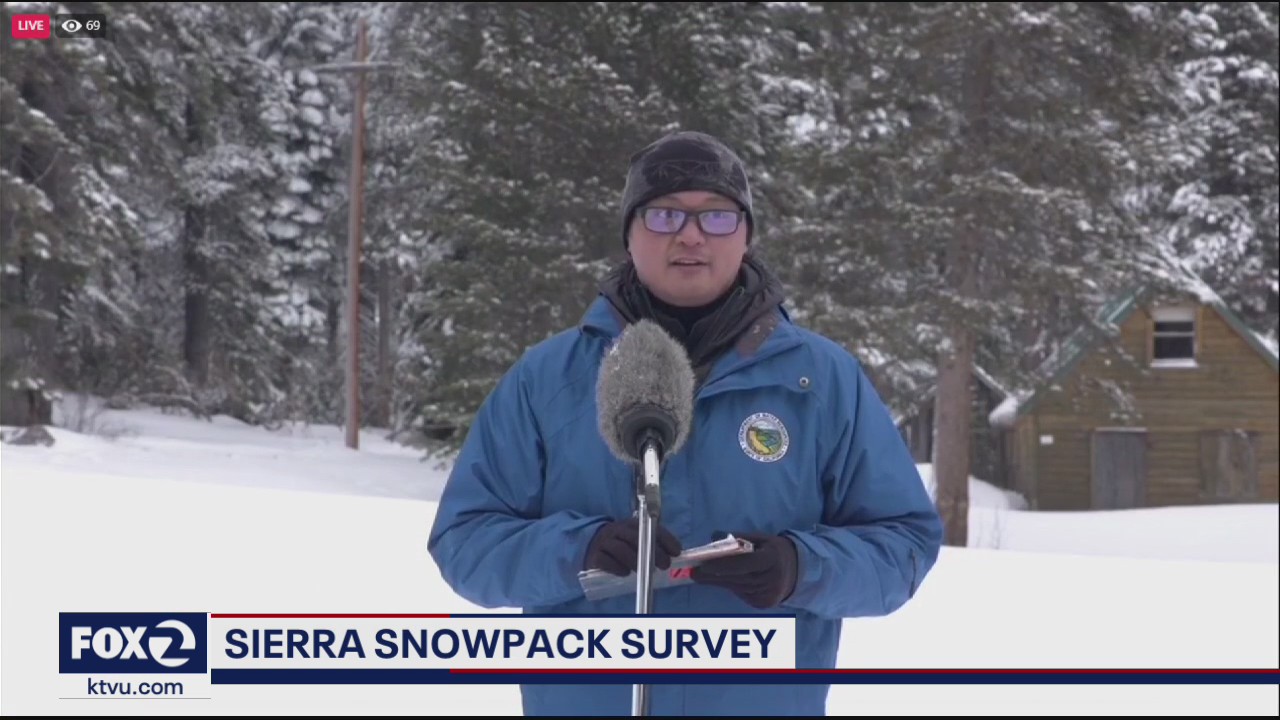 Sierra snowpack survey results arrive