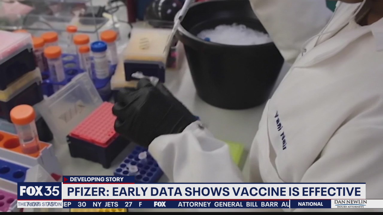 Pfizer: Early data shows vaccine is effective
