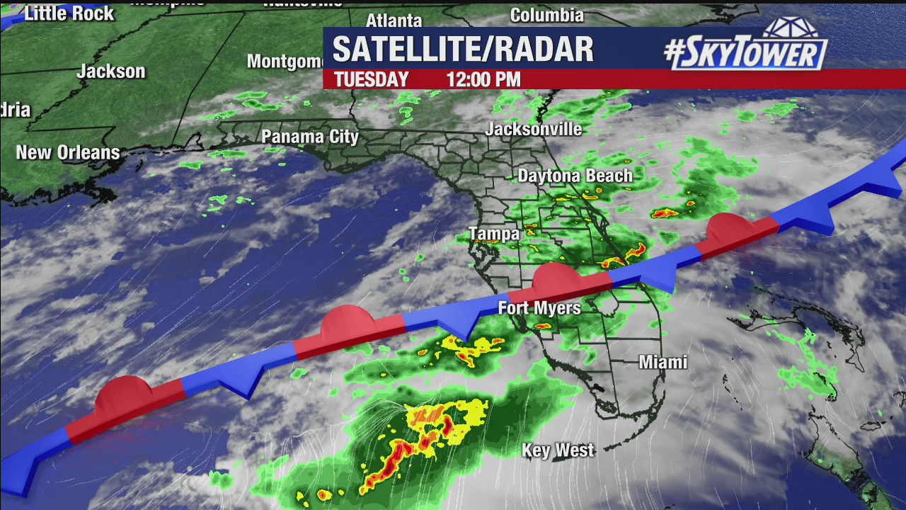 Tuesday afternoon forecast