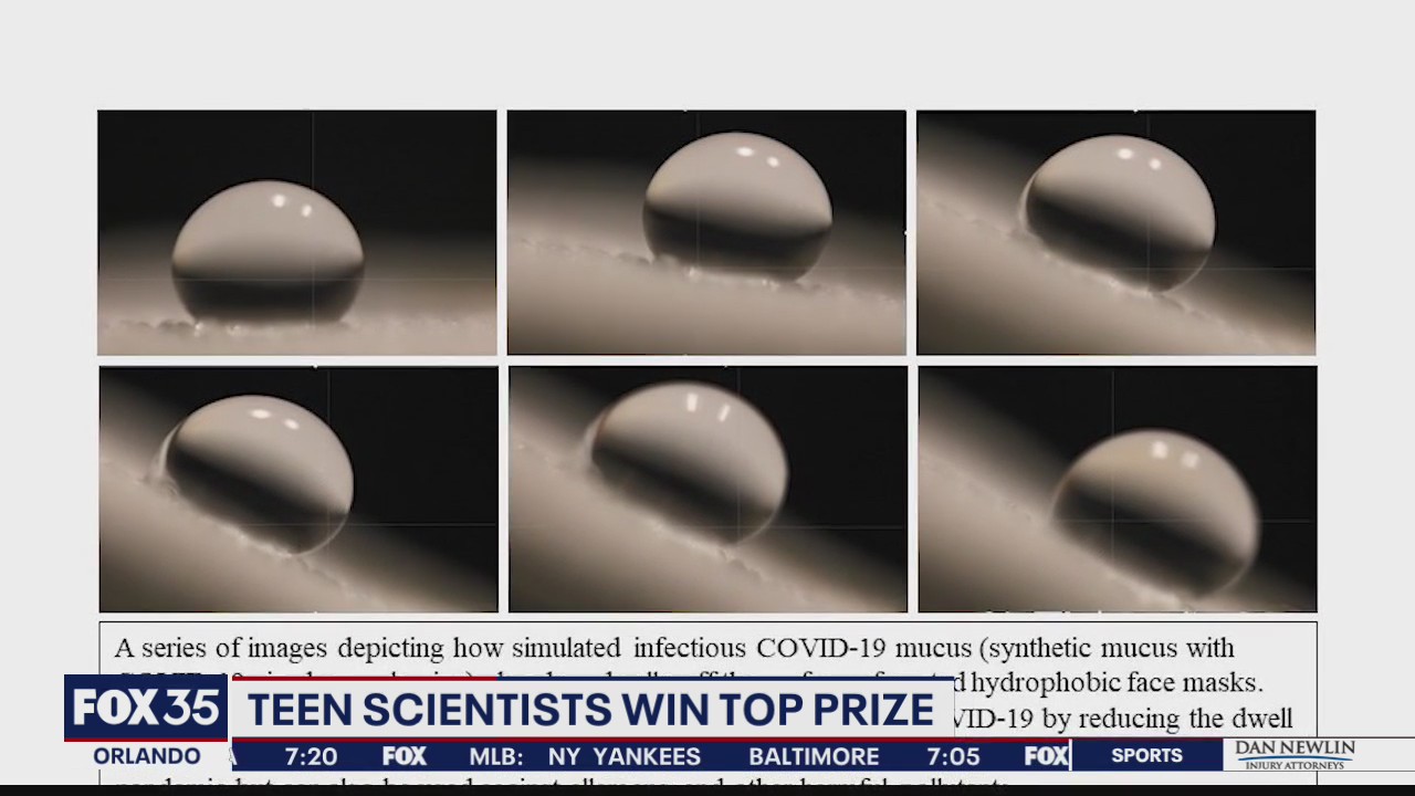 Central Florida teens win top prize for face mask enhancements