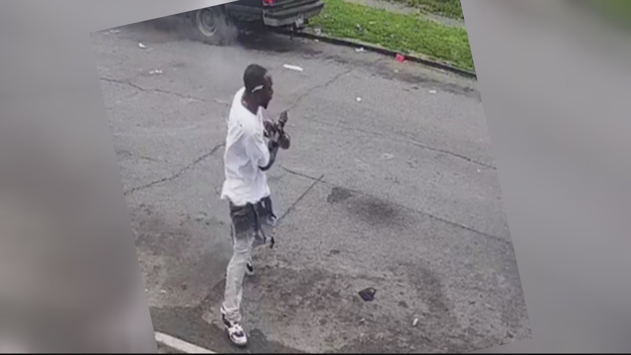 Photo released of male suspect in Sunday shooting that injured three