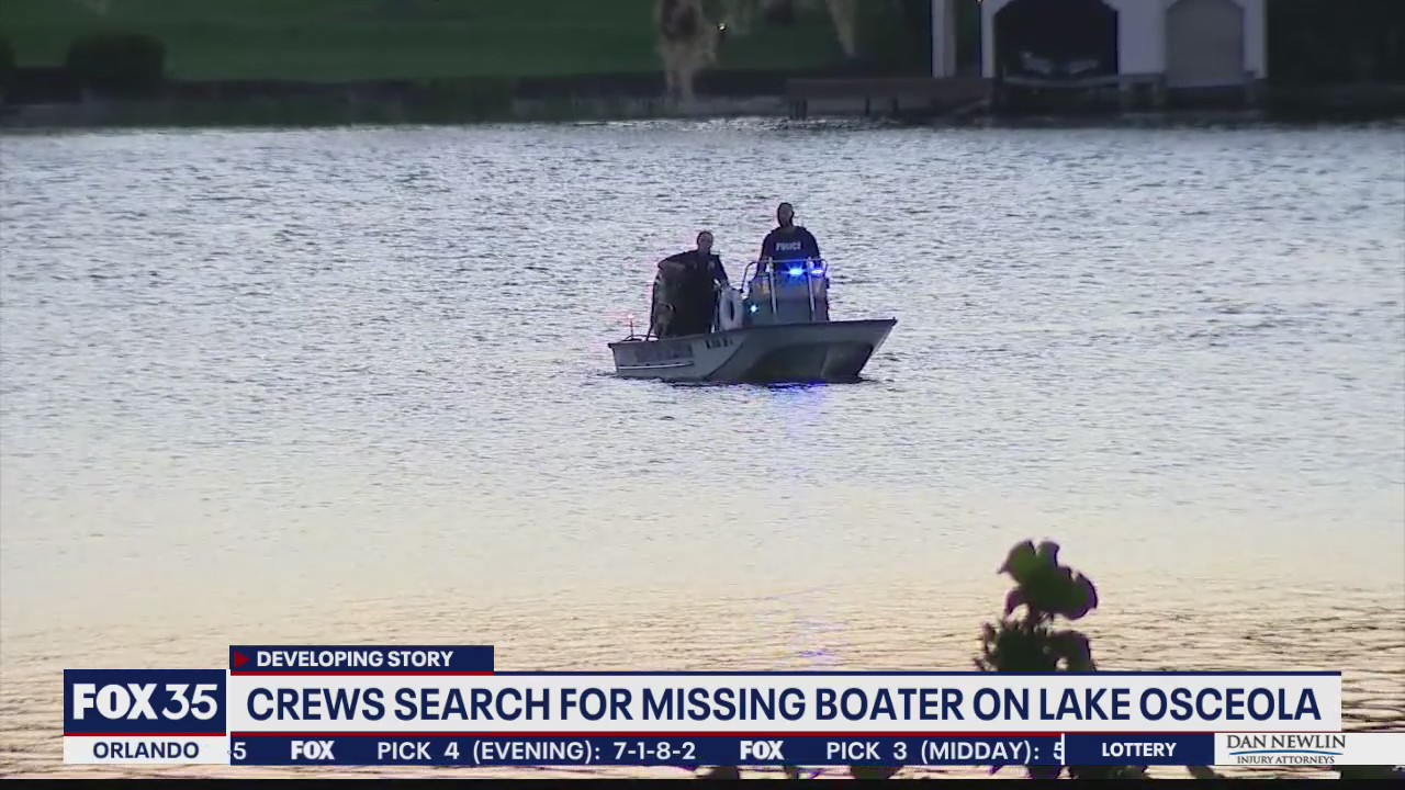 Crews searching for missing swimmer in Lake Osceola