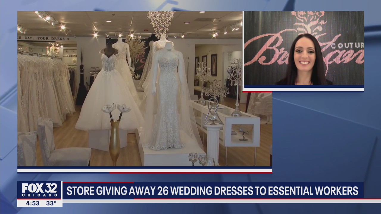 Suburban store giving away 26 wedding dresses to essential workers