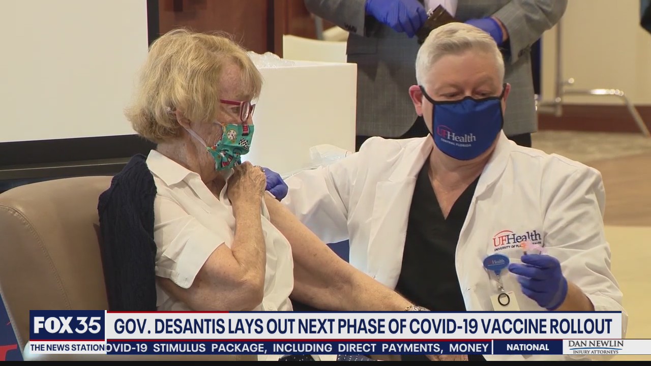 Gov. DeSantis says senior citizens are next priority group for vaccine