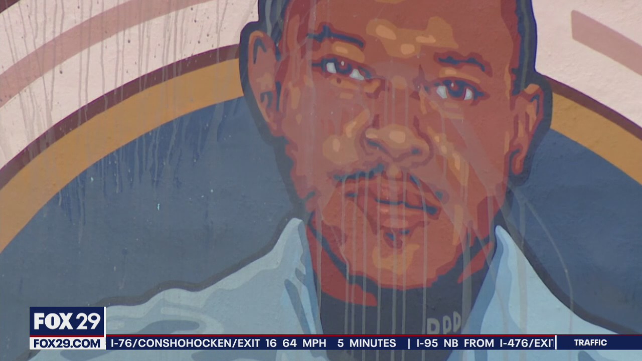 Mural for fallen Philadelphia police officer defaced
