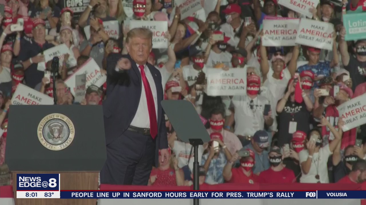 Trump holds first rally since contracting coronavirus