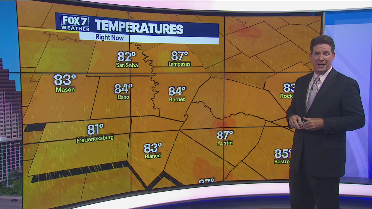 Noon weather forecast for July 13, 2021
