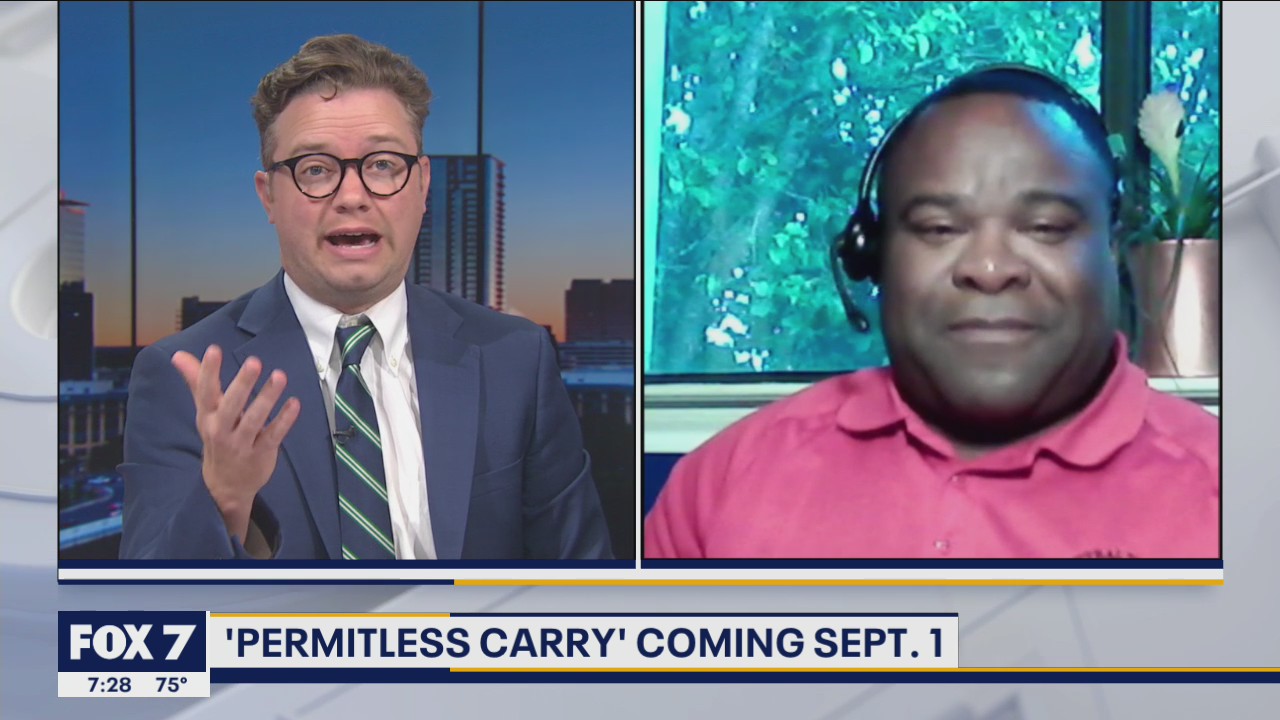 LIVE: Michael Cargill talks 'permitless carry' law going into effect Sept. 1