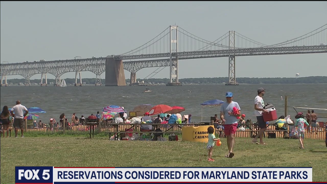 Headed to a Maryland state park? You may need to start making reservations