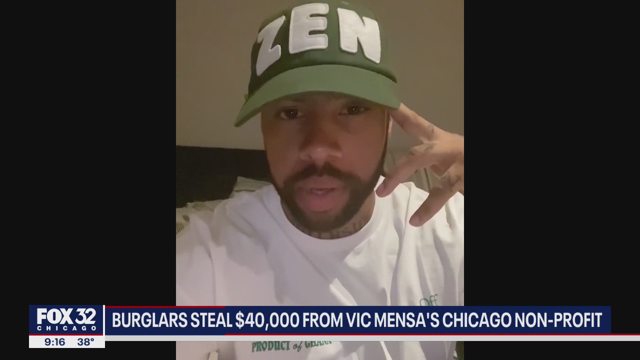 Burglars stole over $40,000 in shoes from rapper Vic Mensa's Chicago nonprofit