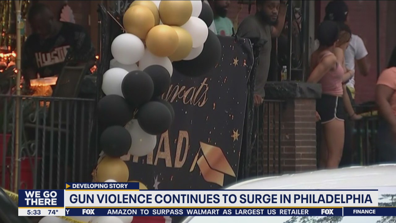 Gun violence continues to surge in Philadelphia