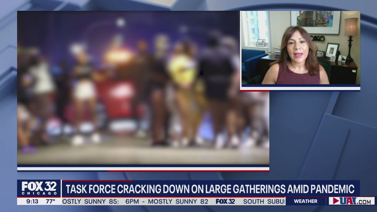 Chicago taskforce issuing citations for large gatherings during the pandemic