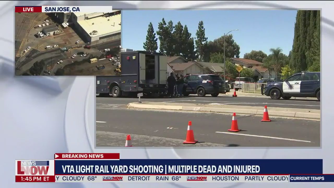 Horrific Tragedy: 8 dead, gunman also dead - Police update after mass shooting at VTA light rail yard