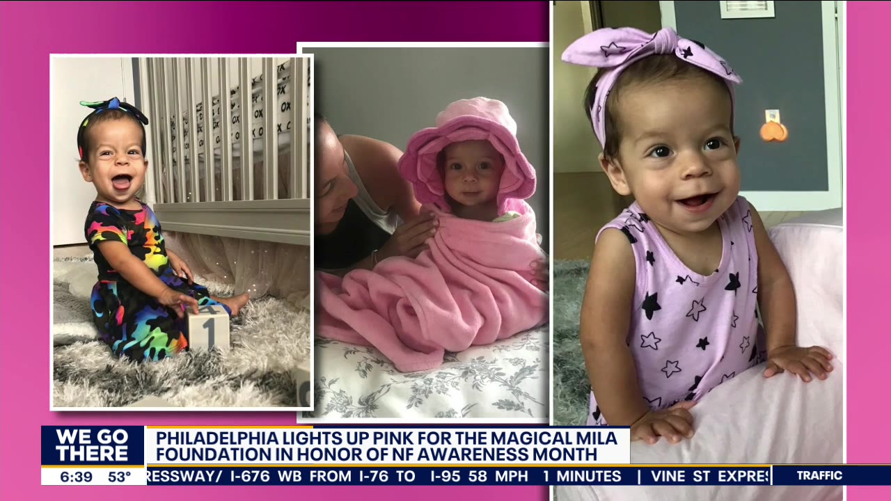 Philly lights up pink for The Magical Mila Foundation