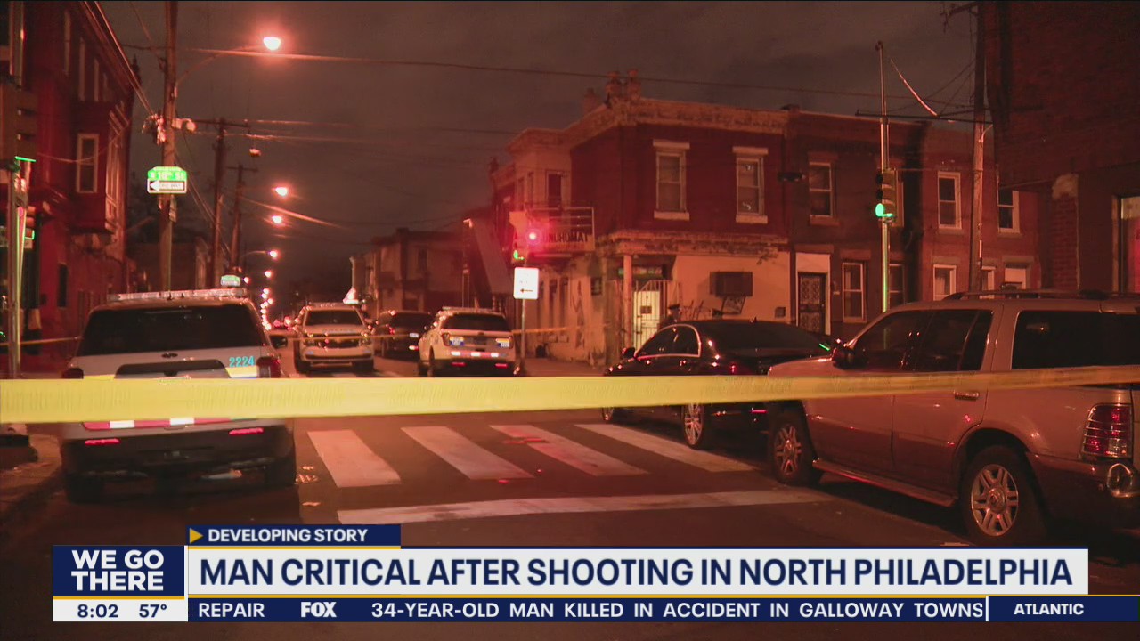 Man critical after shooting in North Philadelphia