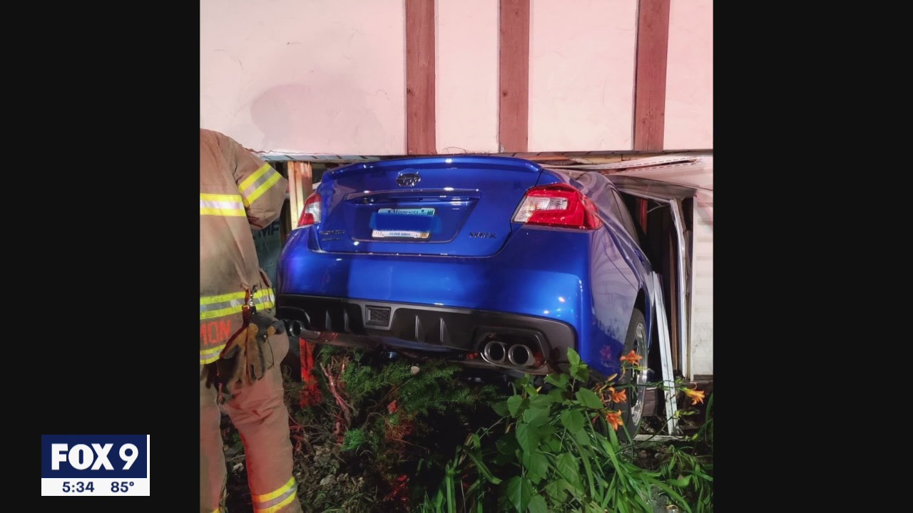 Family left picking up pieces after car crash causes significant damage to St. Paul home