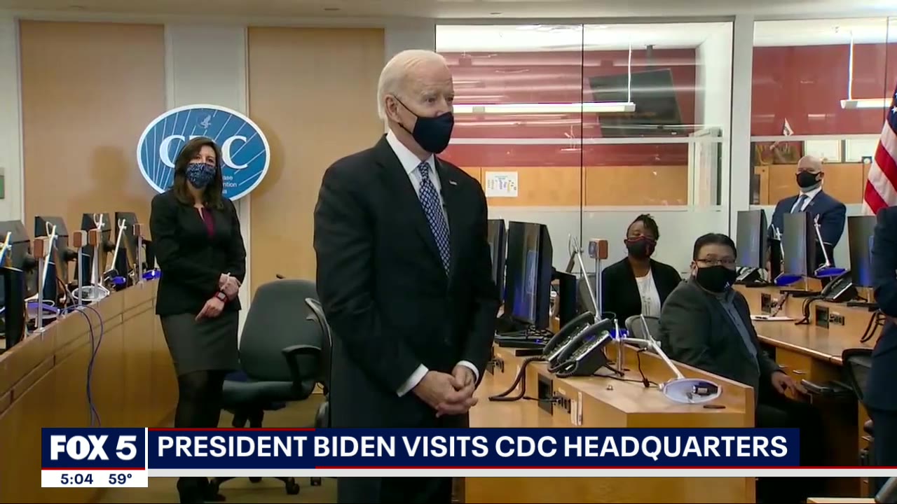 President Biden visits CDC in Atlanta