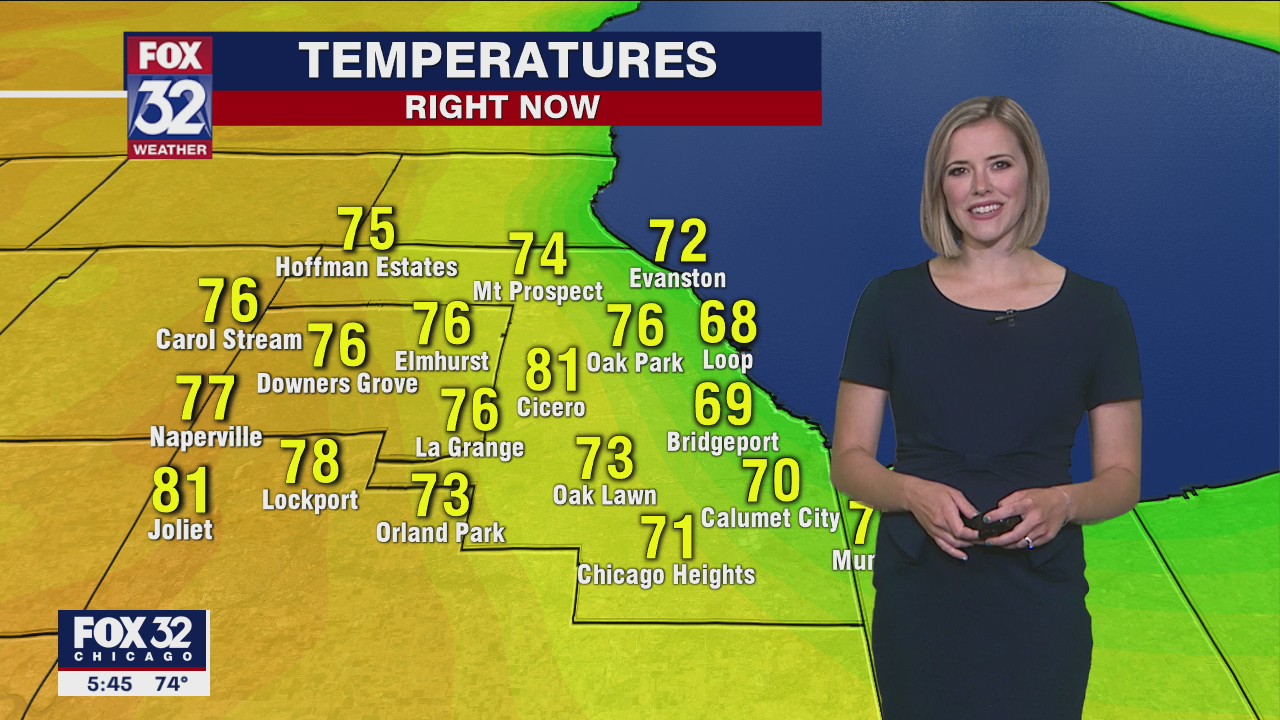 6 p.m. forecast for Chicagoland on June 16