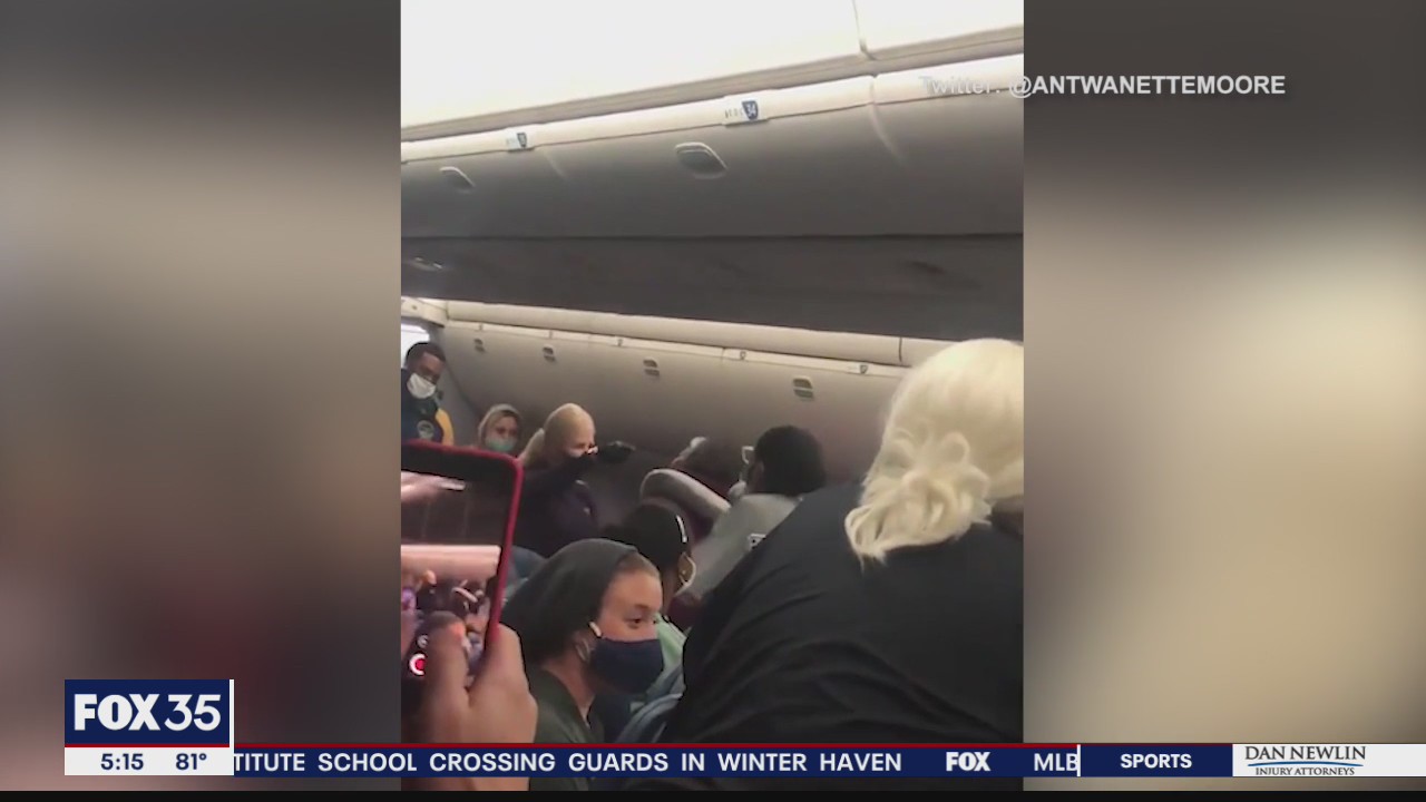 Airline passenger hits flight attendant
