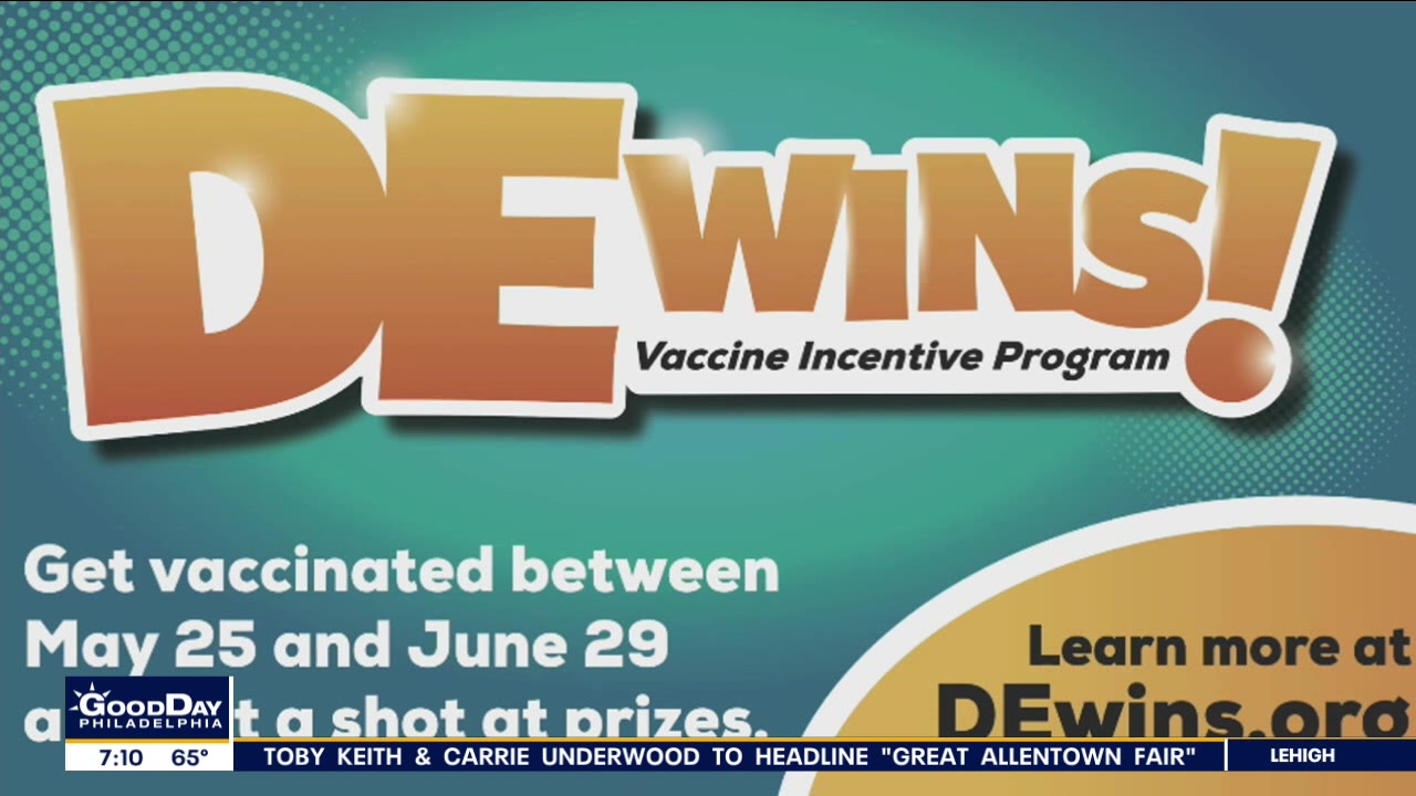 Delaware joins growing list of states offering vaccine incentives