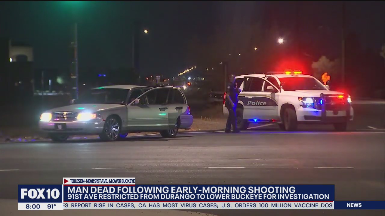Man dead after being shot in vehicle by suspect in Tolleson, police say