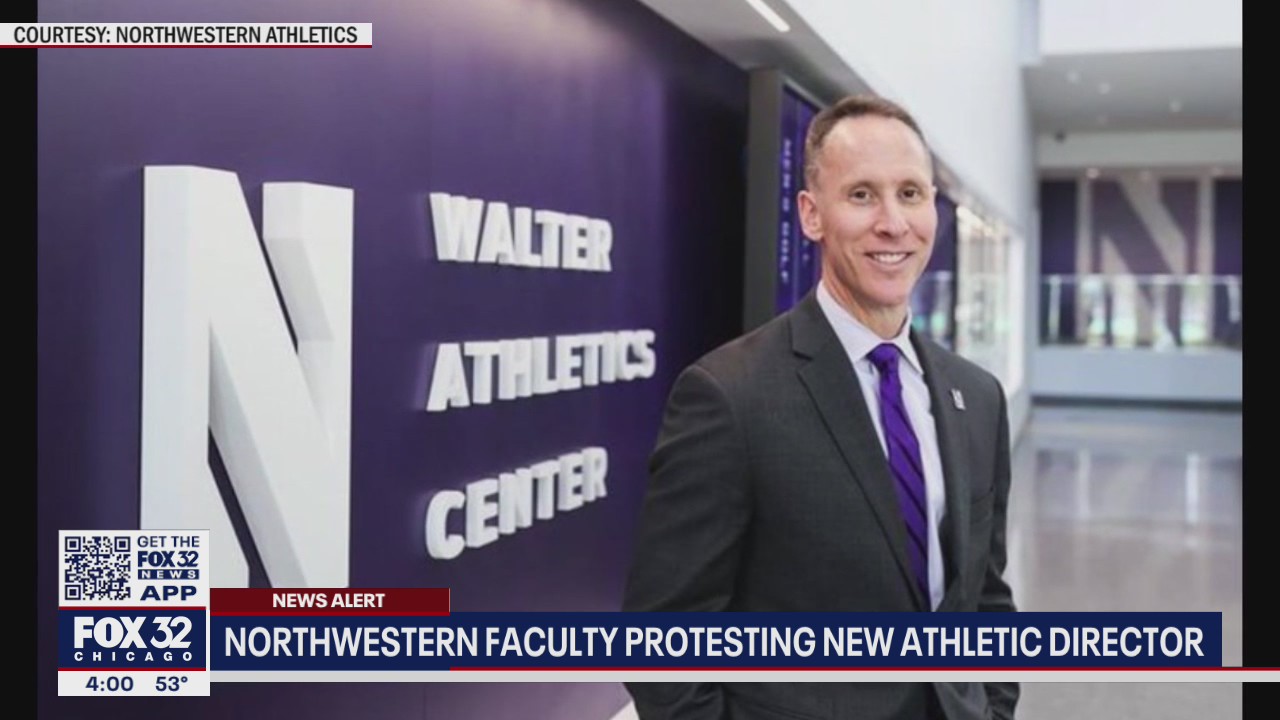 Northwestern faculty protest new athletic director