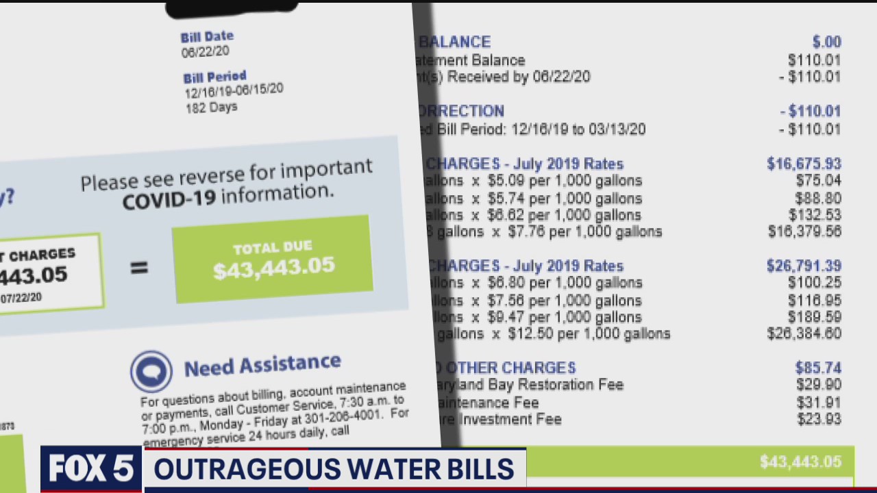 Outrageous water bills