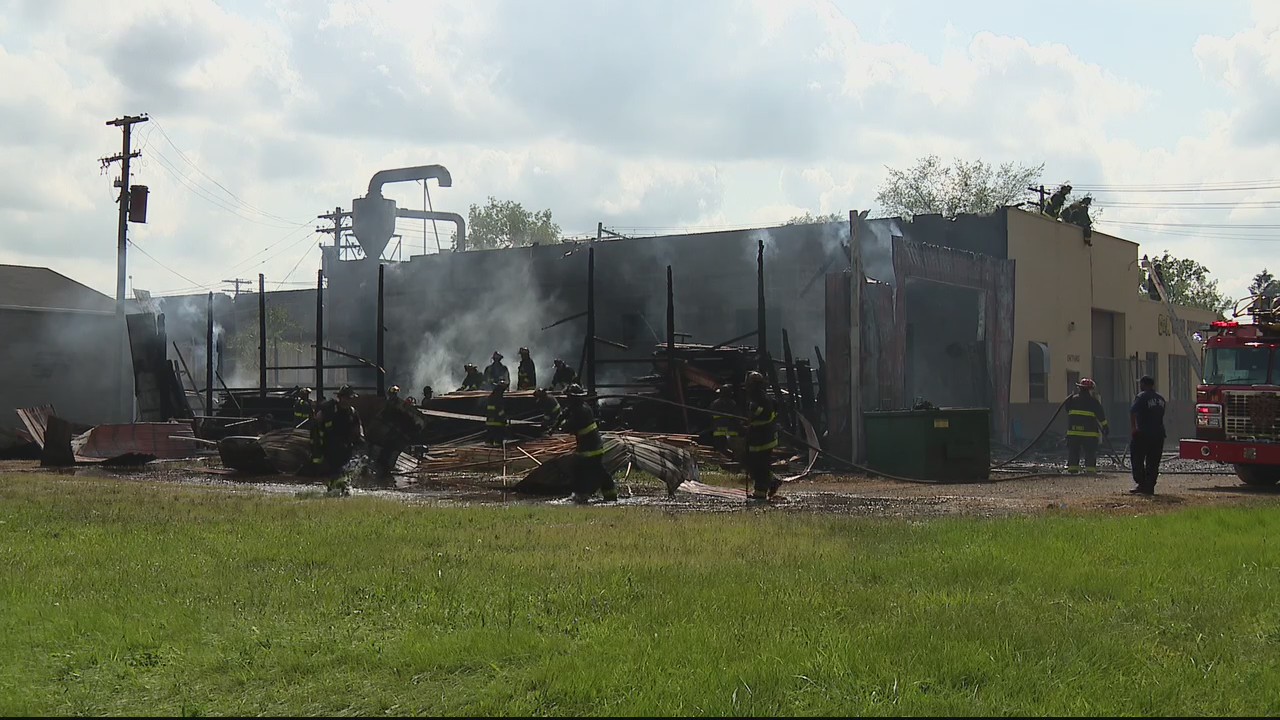 Garage fire destroys part of C & A Woods Products