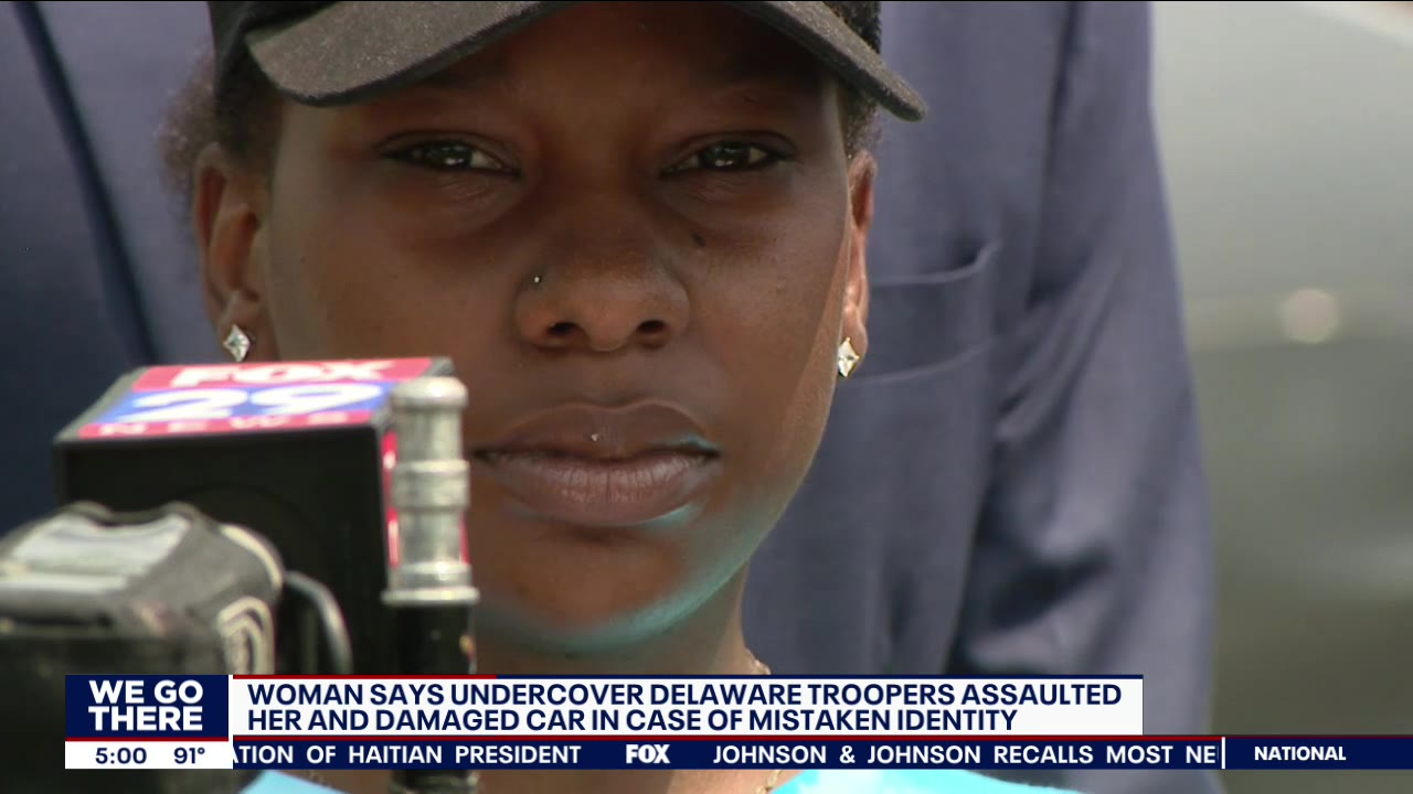 Delaware woman claims she was dragged from her car by state police in case of mistaken identity