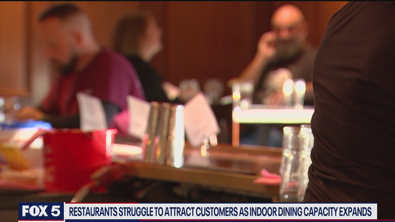 Restaurants struggle to attract customers as indoor dining capacity expands
