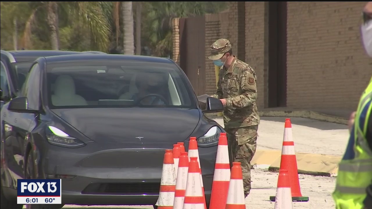 Florida's first FEMA vaccine site completes first day