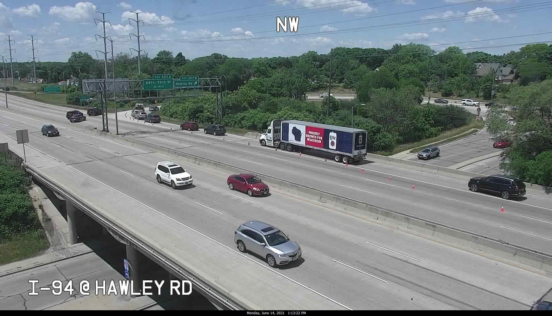 Report of shots fired on I-94