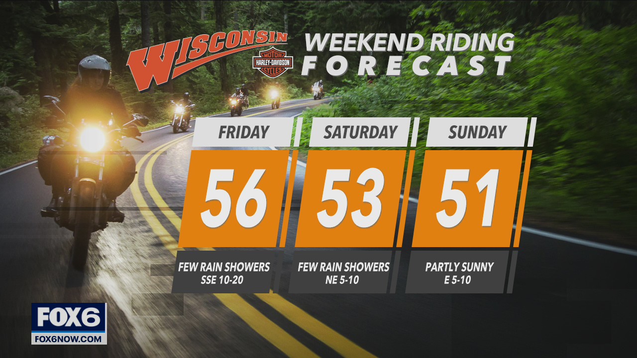 Weekend Riding Forecast for April 23-25