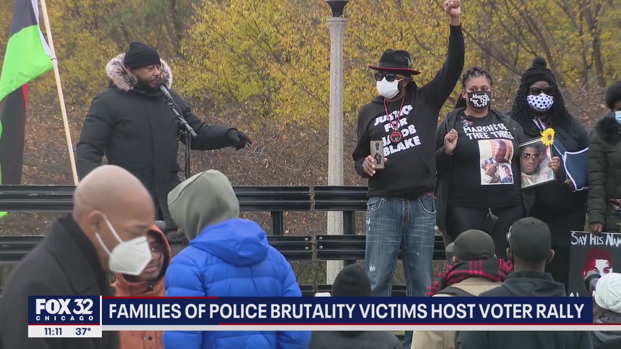 Families of police brutality victims host voter rally in Grant Park