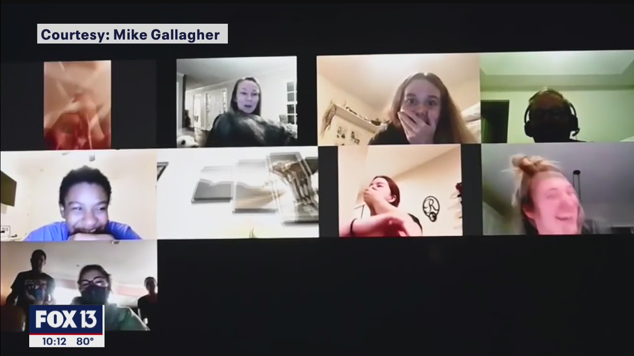 Varsity squad watches over Zoom as JV team win varsity title