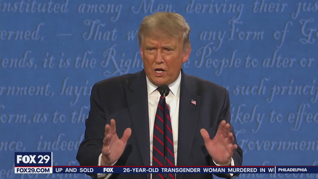'Bad things happen in Philadelphia': President Trump calls out Philly during presidential debate